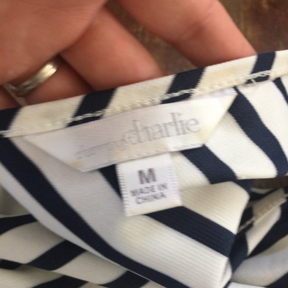 Striped Romper - Picture 2 of 3